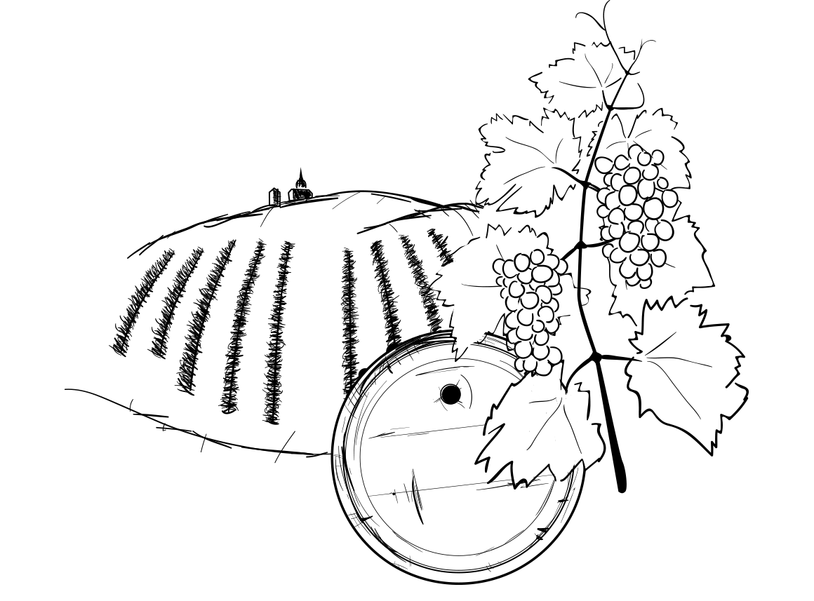 Wine-label illustrations