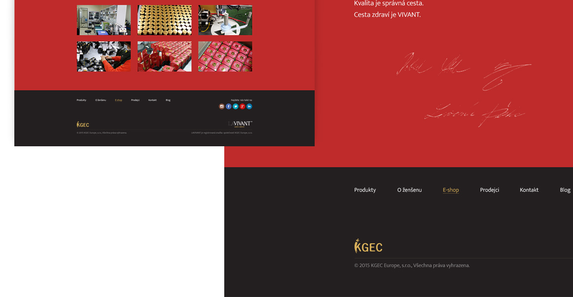 Lavivant - Responsive website