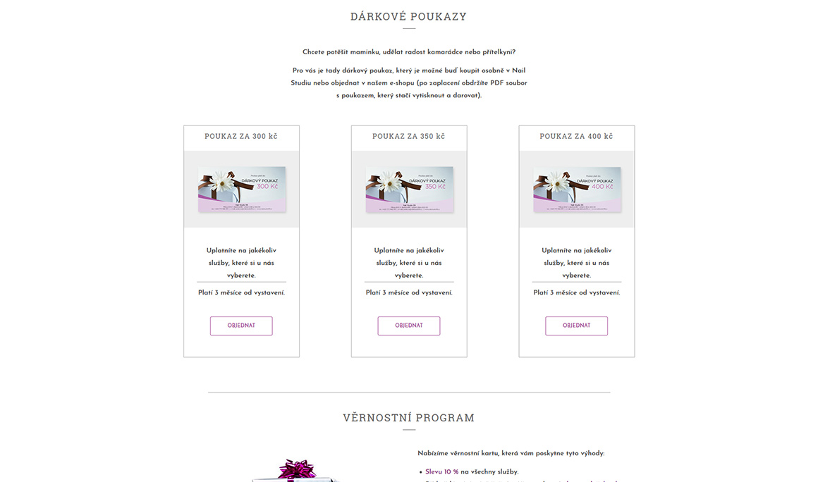 Nail Studio 99 - Responsive website