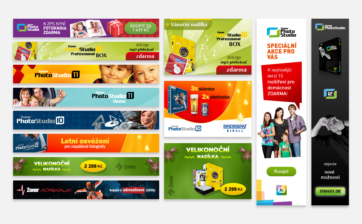 Zoner software - Ad banners